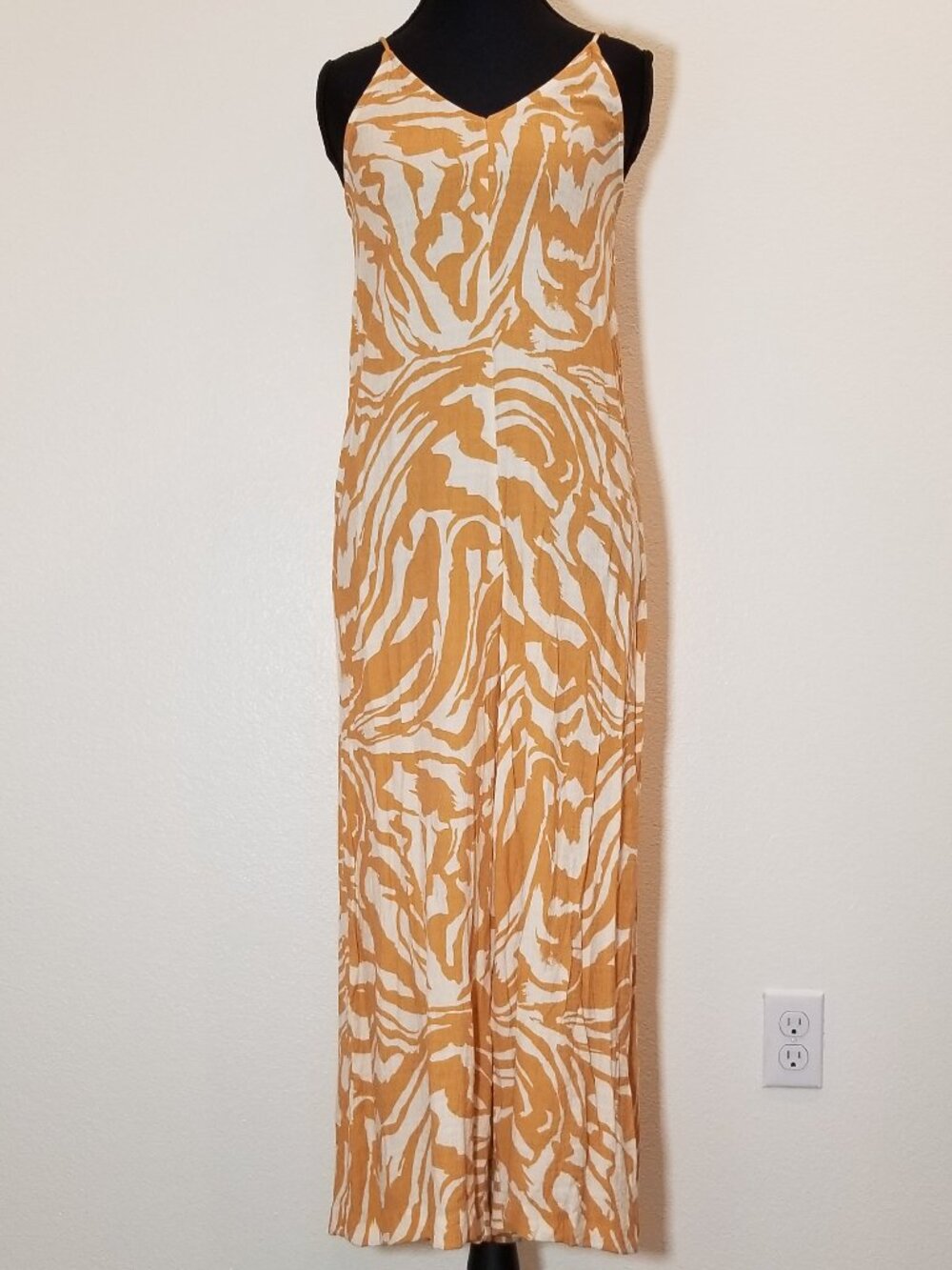 H&M Spaghetti Strap Jumpsuit Romper Wide Leg Womens XS Summer Festival Coachella